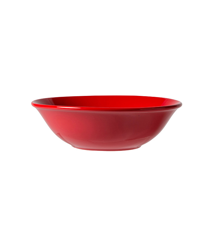 Hunter Reid Porcelain Fruit Bowl Red 152mm