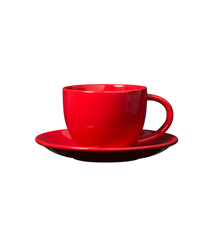 Hunter Reid Porcelain Coffee Cup Red 250ml