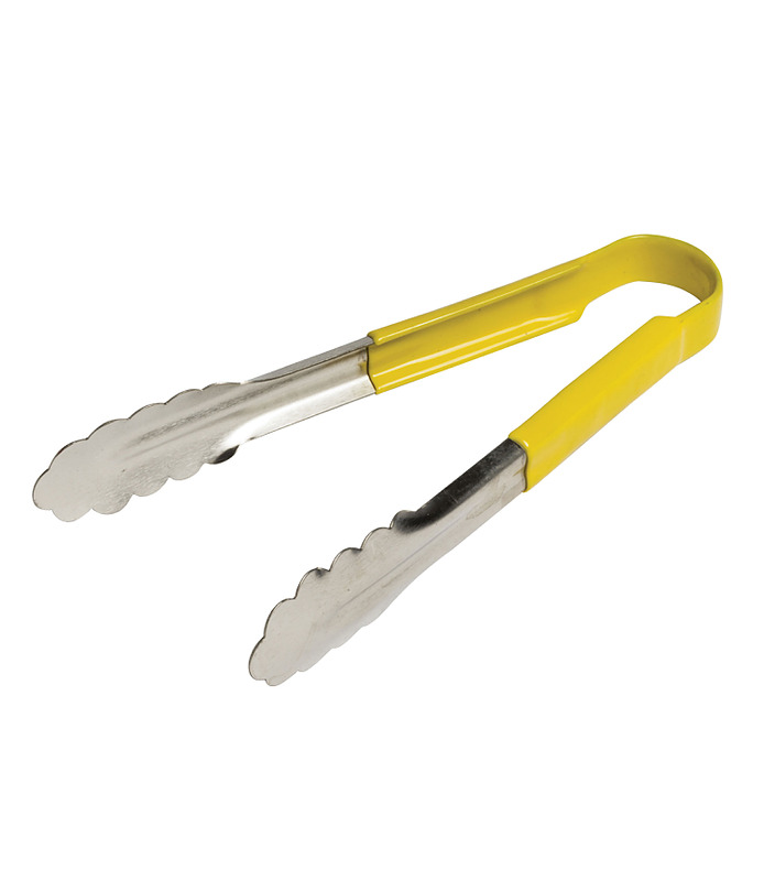 Stainless Steel Tong Yellow Handle 300mm