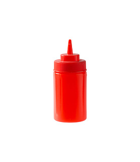 Red Squeeze Bottle 340ml