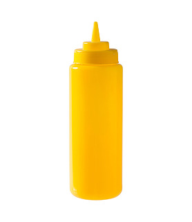 Yellow Squeeze Bottle 1L