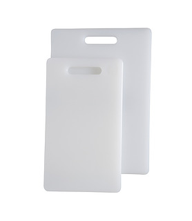 Cutting Board With Handle White 200 x 270 x 12mm