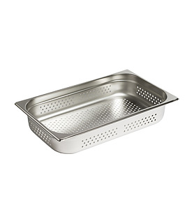 Stainless Steel Steam Pan Perforated 1/1 x 20mm Deep