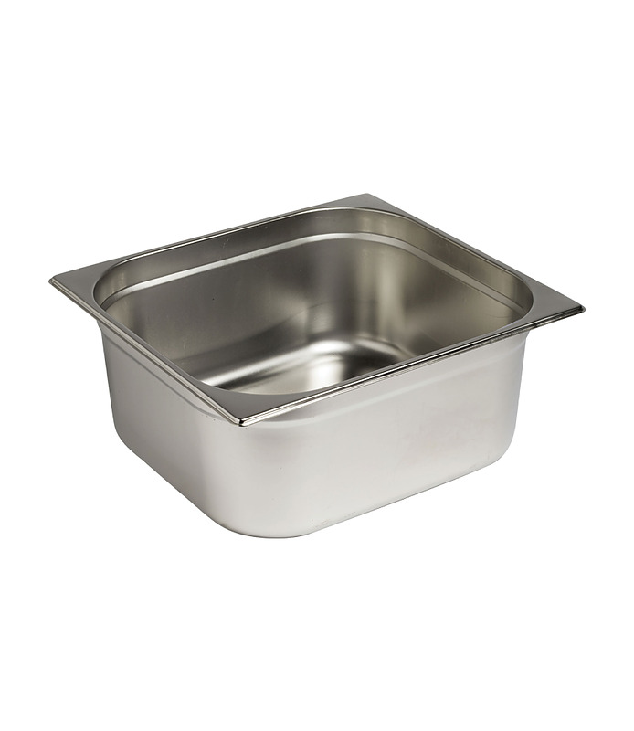 Stainless Steel Steam Pan 2/3 x 150mm Deep