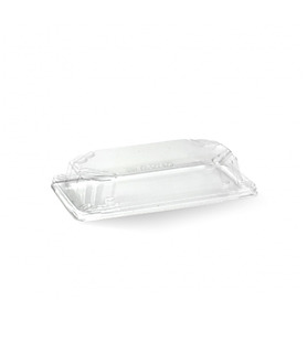 BioCane Sushi Tray PLA Clear Lid Small 600 Per Ctn