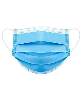 Disposable Face Mask 3 Ply 50 Pack