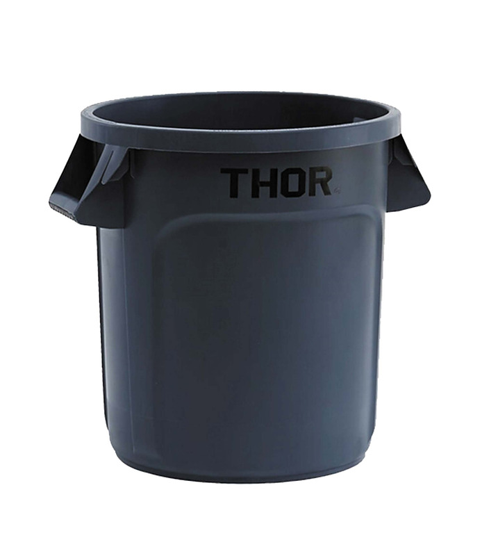 Thor Round Bin Grey 75L