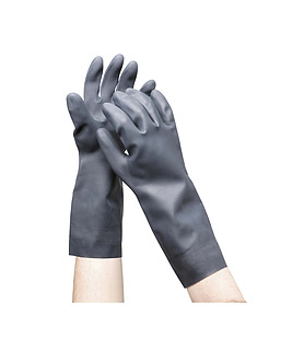 Gloves Rubber Chemical/Acid Resistant Grey 385mm