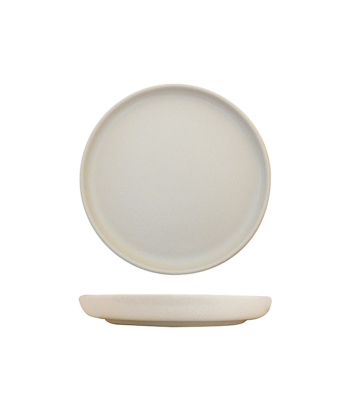 Eclipse Round Plate Cream 175mm