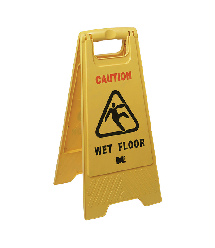 Sign Caution Wet