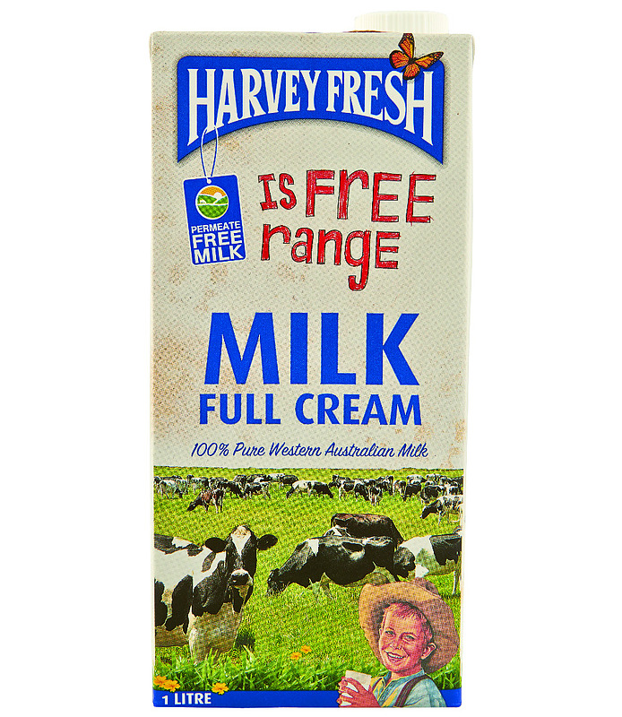 Harvey Fresh UHT Full Cream Milk 1Ltr