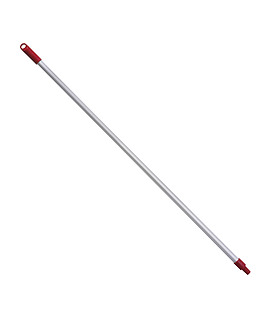 Mop Handle Aluminium 22mm Thread Red 1.5m