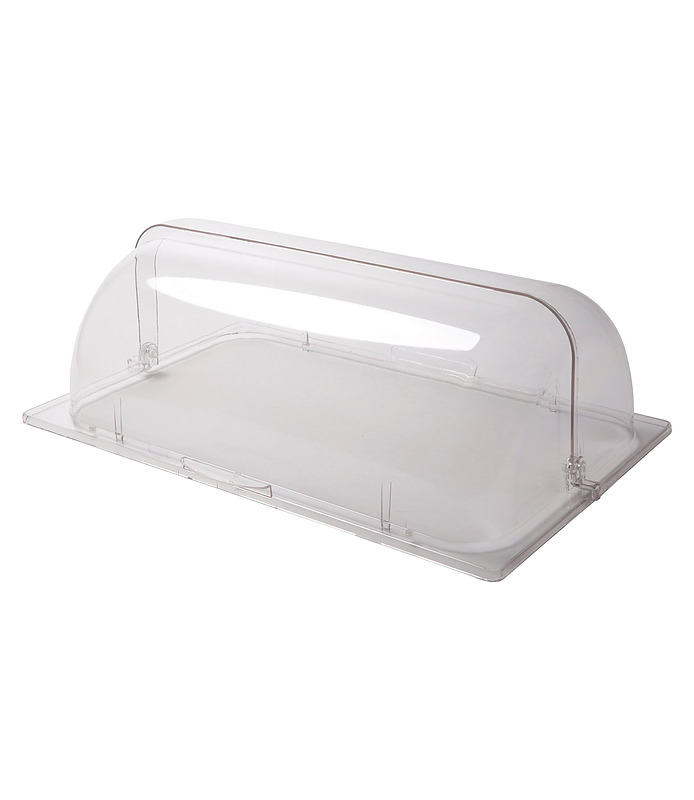 Rectangular Polycarbonate Roll Top Basket Cover