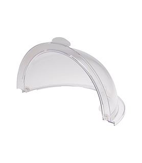 Round Polycarbonate Roll Top Basket Cover