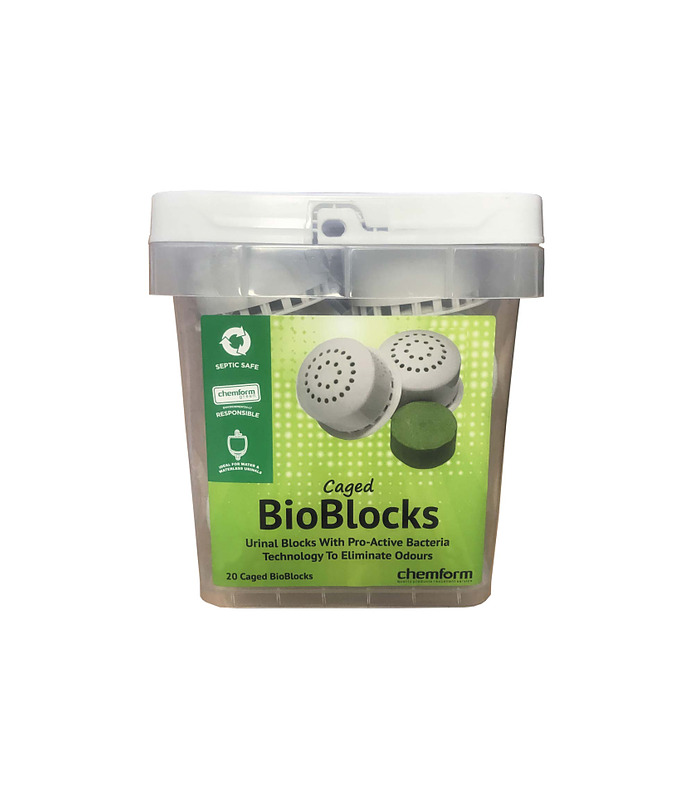 Chemform Urinal BioBlocks Caged 20 Per Ctn