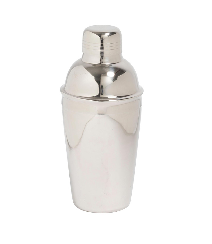 3 Piece Stainless Steel Cocktail Shaker 700ml