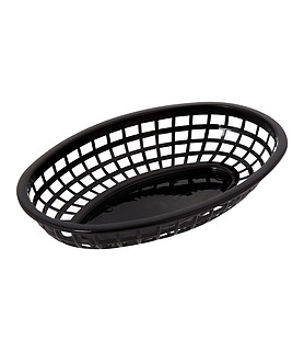 Black Oval Fast Food Basket