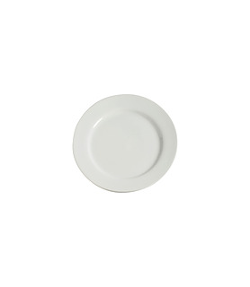 Host Classic White Round Plate Wide Rim 165mm