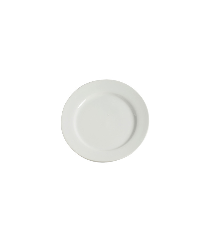 Host Classic White Round Plate Wide Rim 165mm