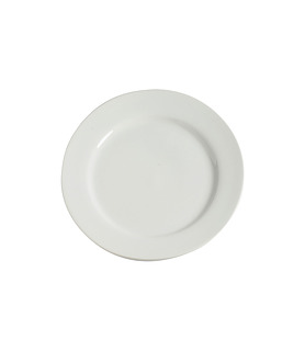 Host Classic White Round Plate Wide Rim 235mm