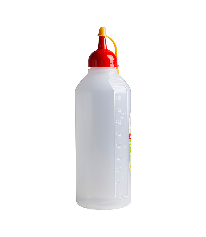 Decor Sauce Bottle Clear 1L