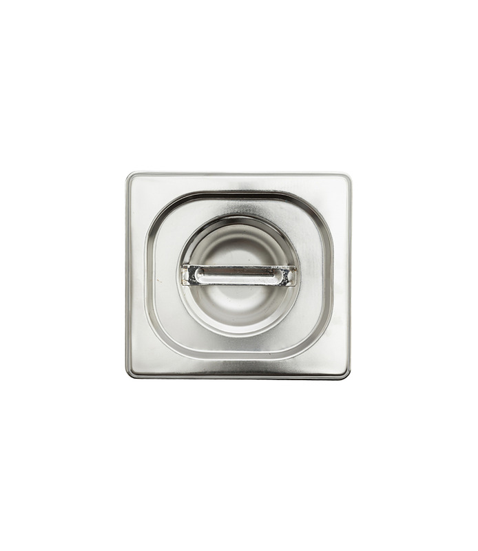 Stainless Steel Steam Pan Cover 1/6
