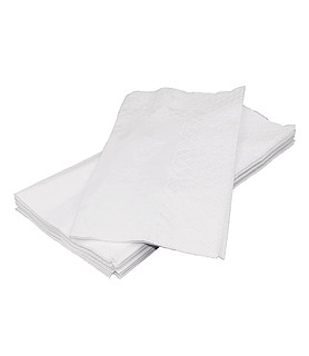 White Quilted Dinner Napkin 1/8 Fold 1000 Per Ctn