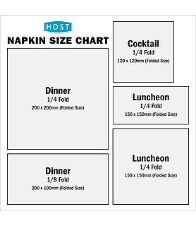 White Dinner Napkin 2 Ply 1/8 Fold 1000 Per Ctn
