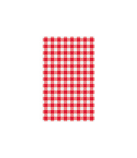 Greaseproof Paper Gingham Red Check 200 Per Ctn