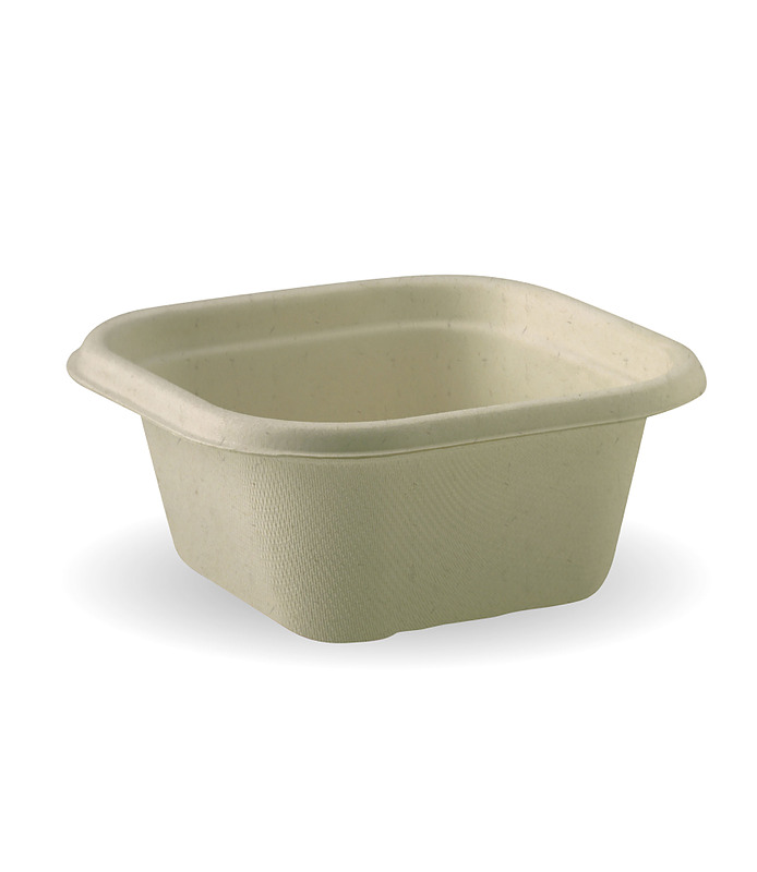 BioCane Takeaway Square Base Natural Base 480ml 