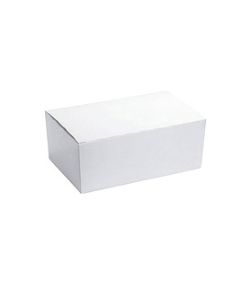 Snack Box Small Plain White 178 x 108 x 57mm 250 Per Ctn
