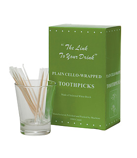 Toothpicks Individually Wrapped 1000 Per Pack