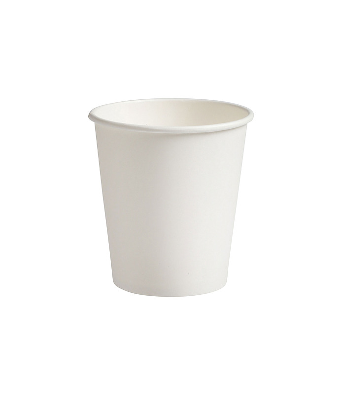 ECO-GO Single Wall White PLA Coffee Cup 113ml / 4oz (1000)