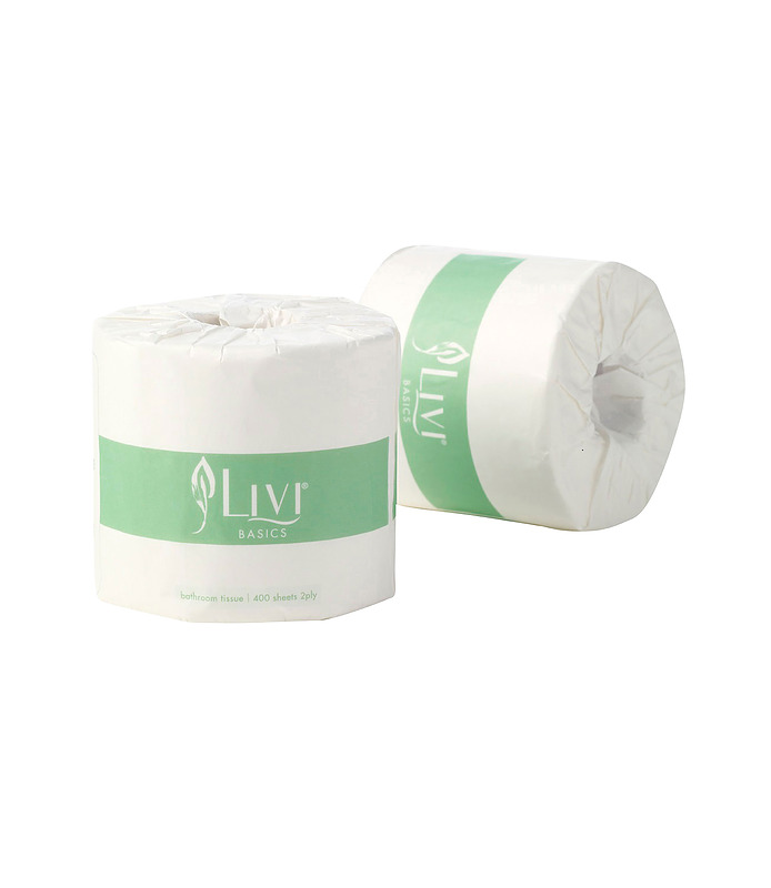 Livi Basics Toilet Tissue 1Ply 1000 Sheets 48 Per Ctn