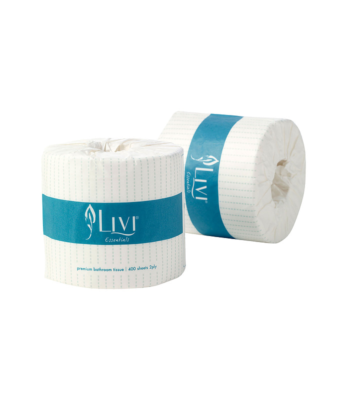 Livi Essentials Toilet Tissue 2ply 400 Sheets 48 Per Ctn