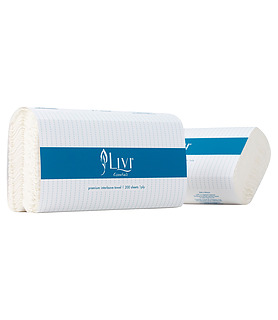 Livi Essentials Multifold Towel 1ply 20 Per Ctn