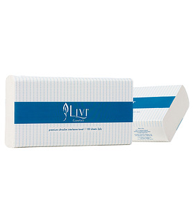 Livi Essentials Ultraslim Towel 2ply 16 Per Ctn