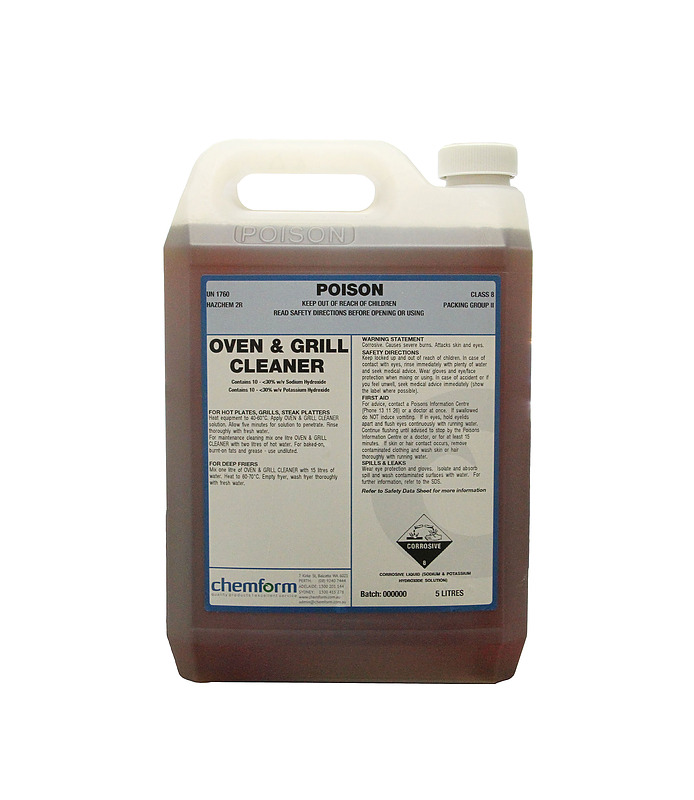 Chemform Oven & Grill Cleaner 5L (Dangerous Goods)
