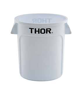 Thor Round Bin White 75L