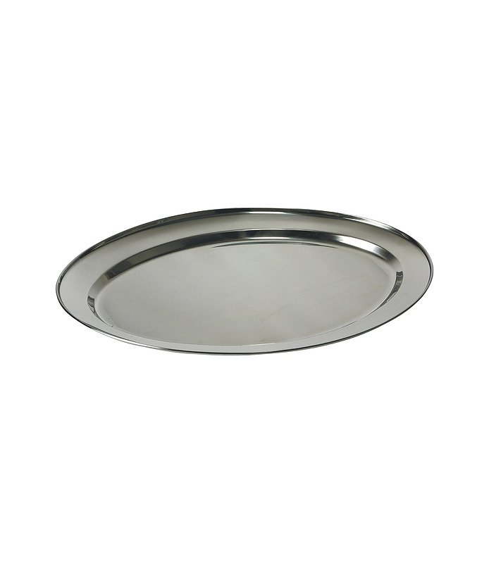 Stainless Steel Oval Platter 250mm
