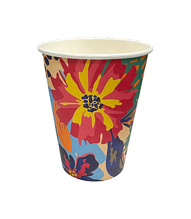 ECO-GO Single Wall Art Series PLA Coffee Cup 12oz, 355ml (1000)