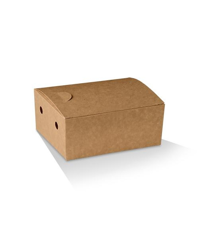 Snack Box Junior Kraft/White 130 x 100 x 57mm