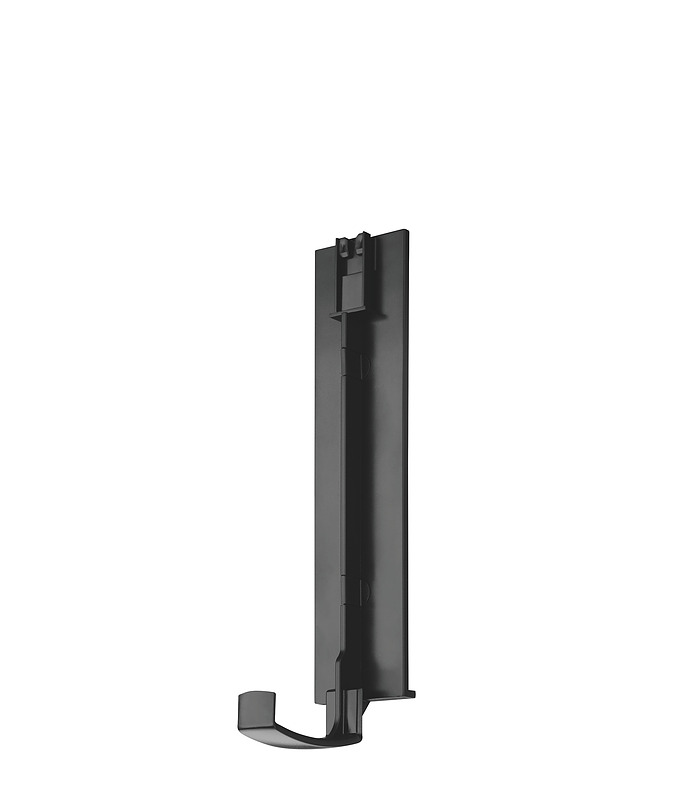 SmartCare/SHAPE Wall Holder Single Self-Adhesive Black