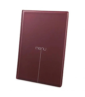 Menumoda Risto Menu Holder A4 Burgundy