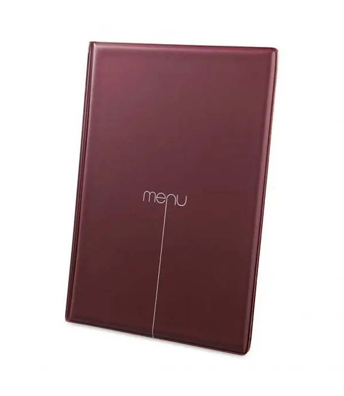 Menumoda Risto Menu Holder A4 Burgundy