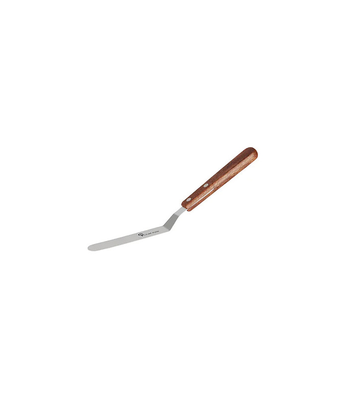 Pallet Knife Cranked Stainless Steel Blade Wooden Handle 100mm