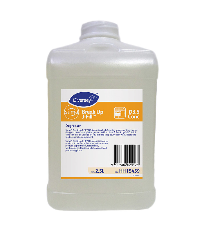 Diversey J-Fill Suma Break Up D3.5 Degreaser 2.5 Litre