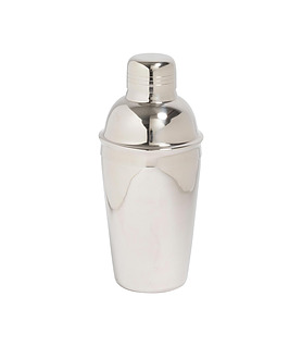Cocktail Shaker 3 Piece Stainless Steel 530ml