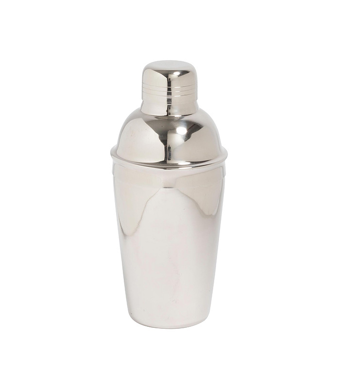 Cocktail Shaker 3 Piece Stainless Steel 530ml