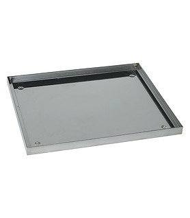 Glass Basket Drip Tray Stainless Steel 350 x 350mm